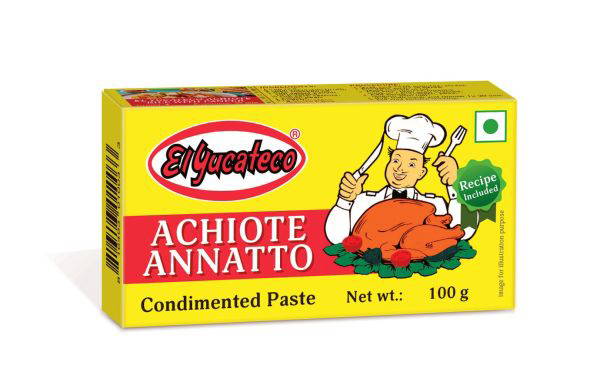 El Yucateco Achiote Annatto Authentic Condimented Paste
